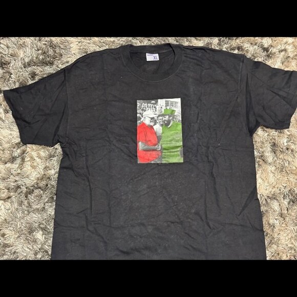 XL -The Greater Good Men's Black T-Shirt Short Sleeve Graphic Print - Picture 2 of 5
